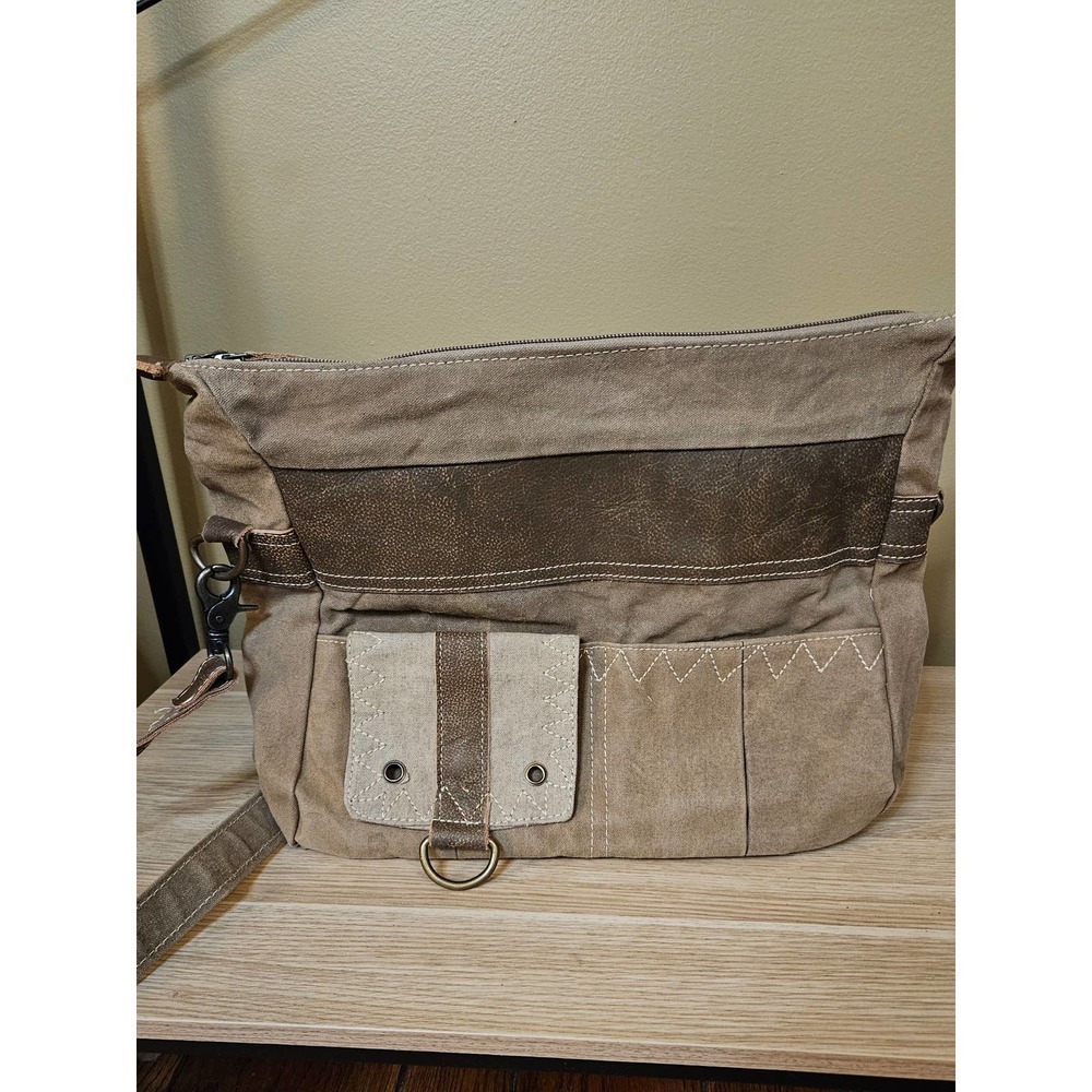 Myra Bag Women's Canvas Crossbody Bag - Picture 9 of 10
